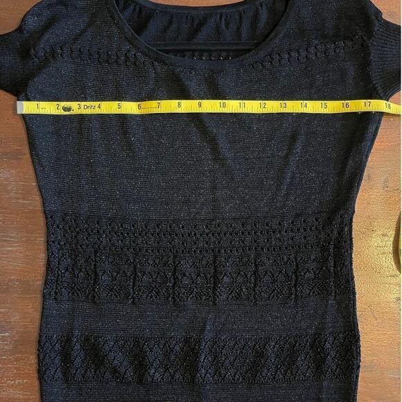 Armani Exchange Women's Lace Mini Black Dress Size XS - Picture 5 of 7